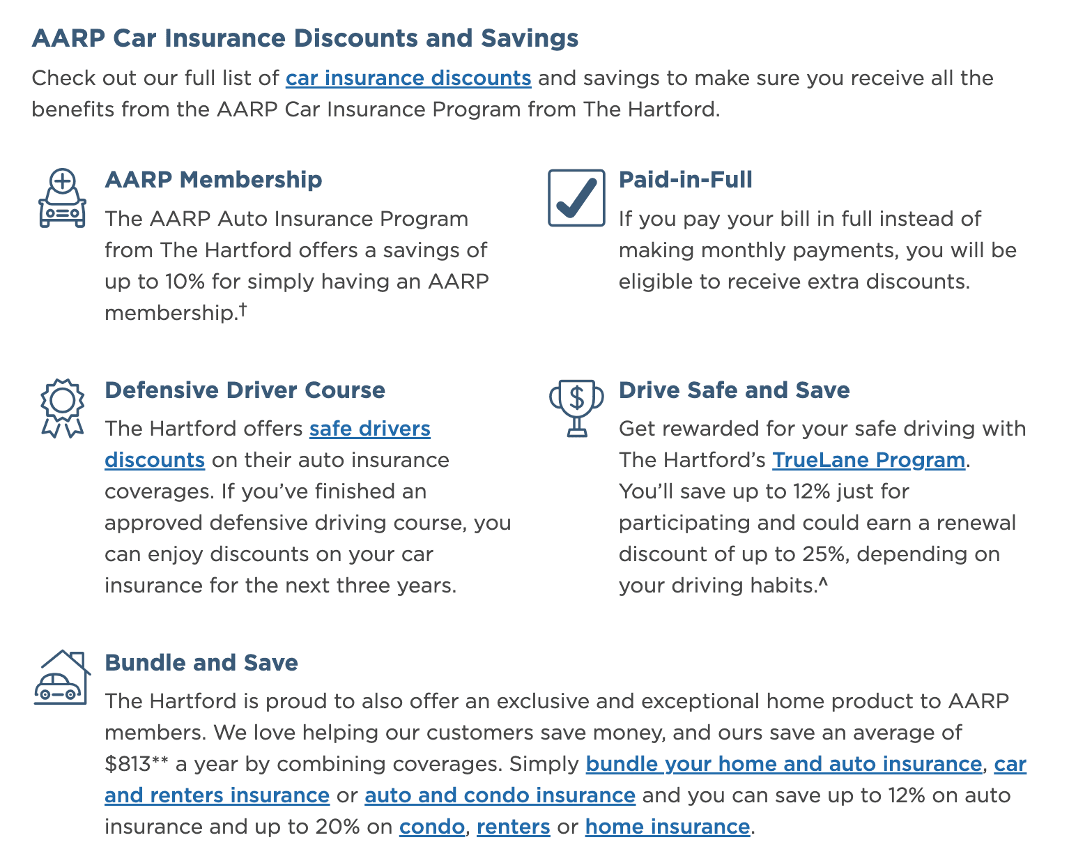 AARP The Hartford Discounts