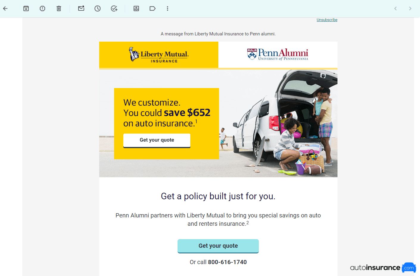 Liberty Mutual Traditional Policy Quote