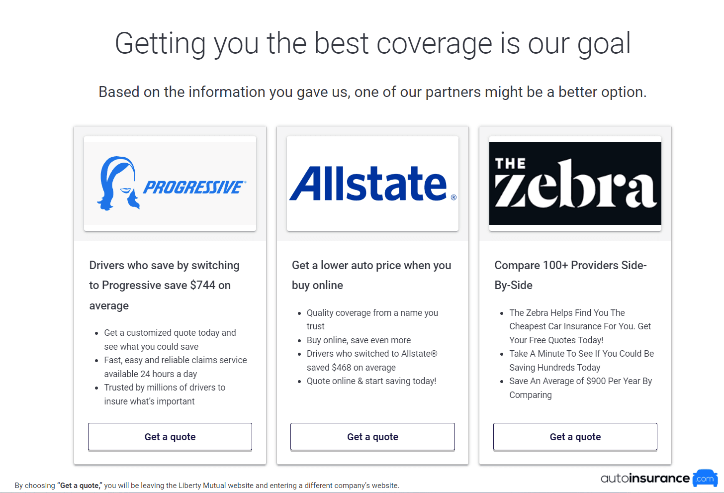 Liberty Mutual Getting You the Best Coverage is Out Goal