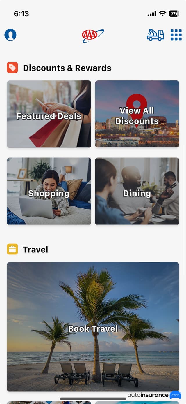 AAA App Discounts and Rewards