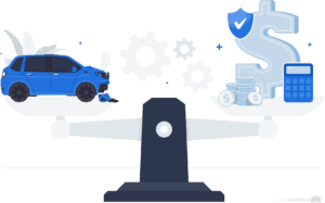 How do insurance companies value cars?