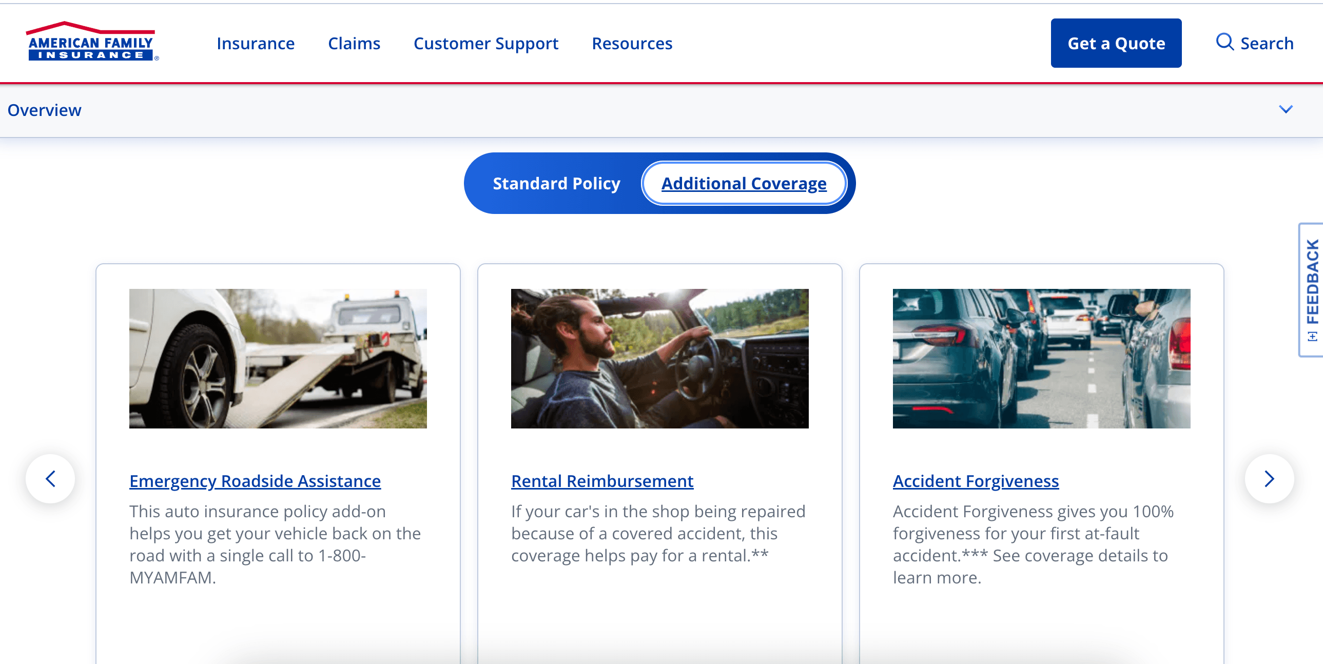 American Family Coverages