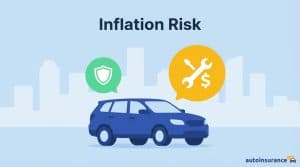 graphic of a car with icons above