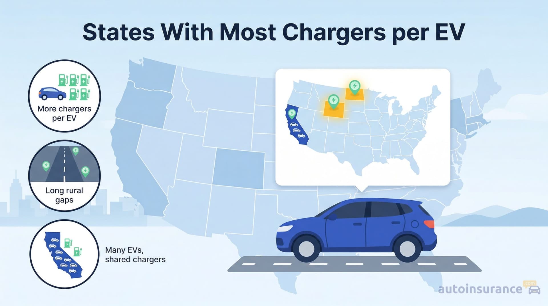 top cities for EV access