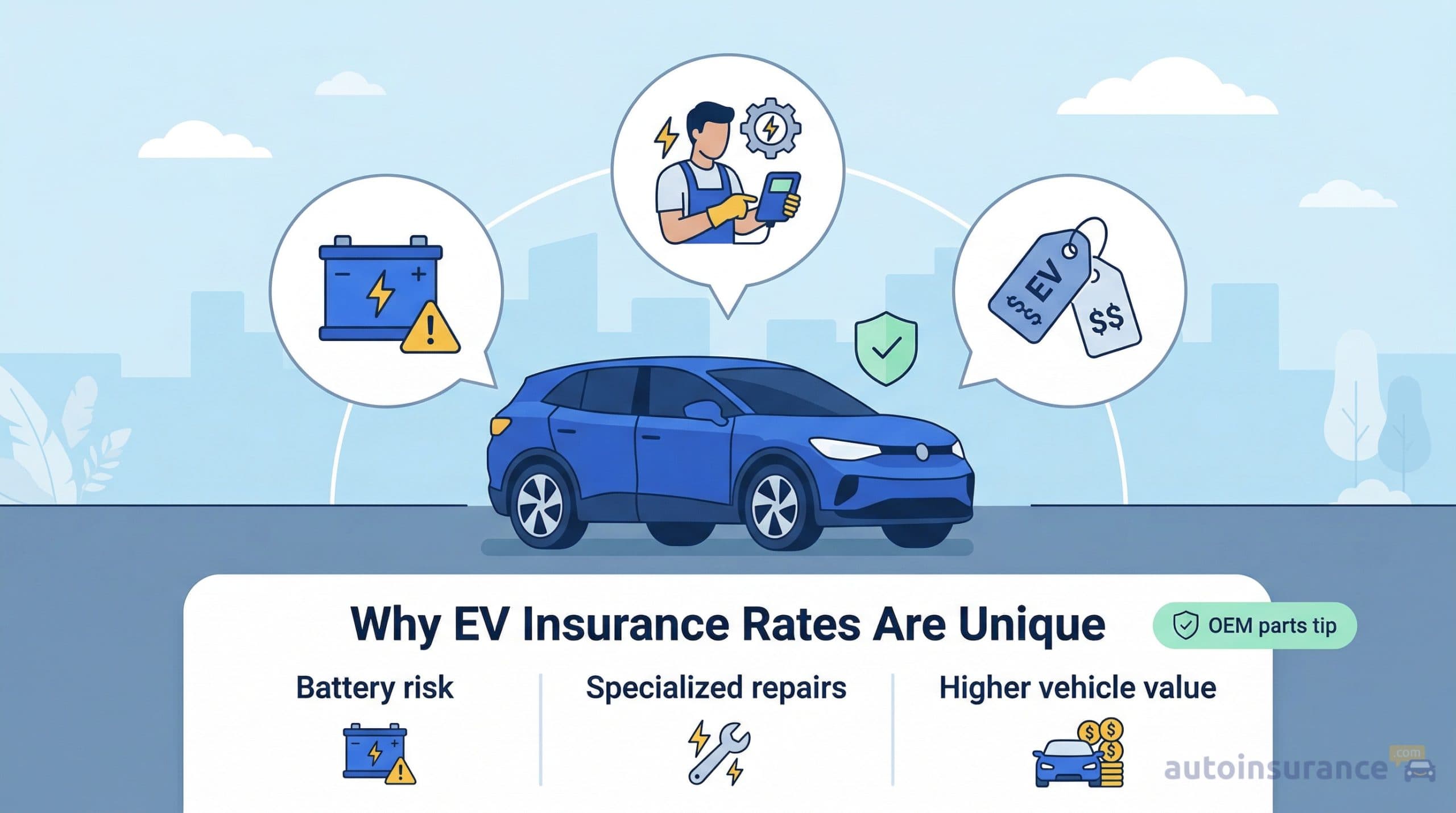 why EV insurance rates are unique